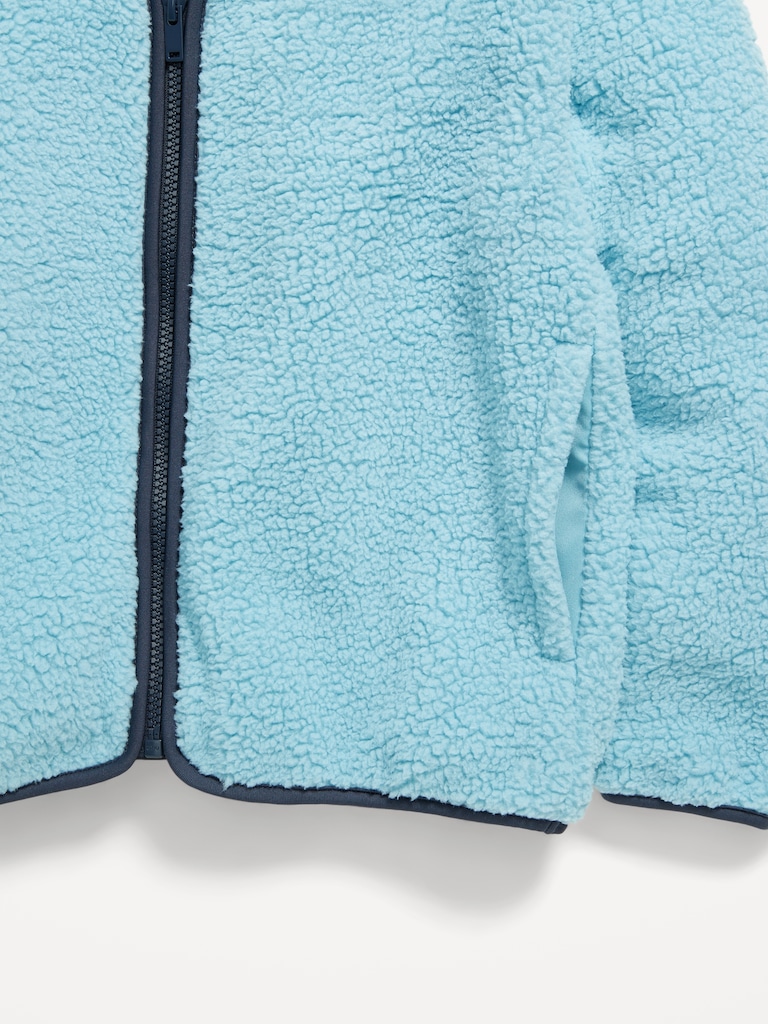 Sherpa Zip-Front Jacket for Boys