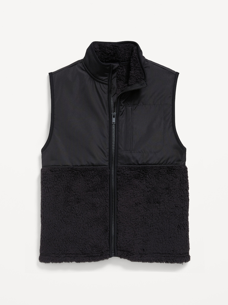 Sherpa Utility Vest for Boys