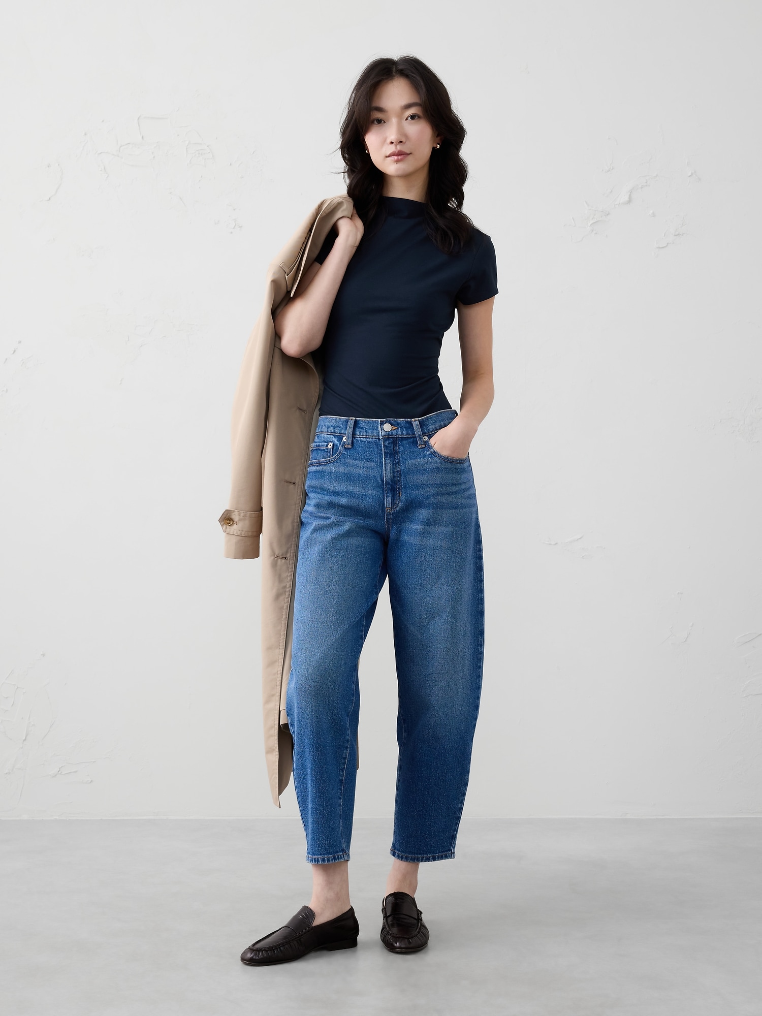 トップス Gala(plain) Women's Blue T-Shirts & Tops | Banana Republic Factory