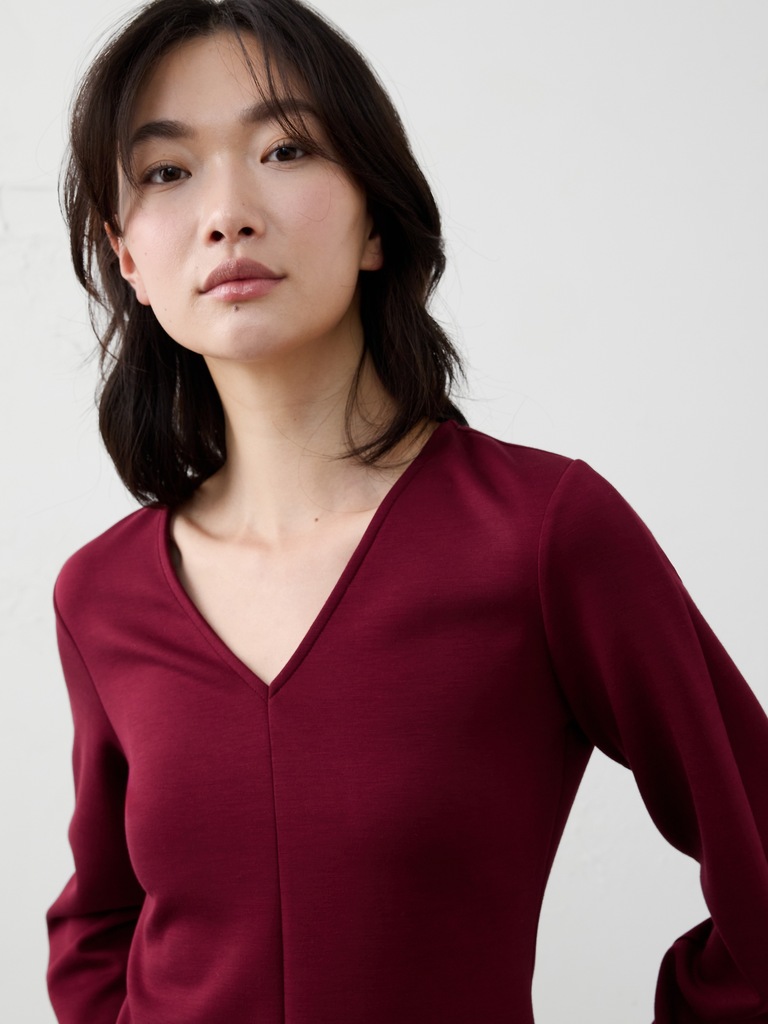 Soft Touch Seamed Top