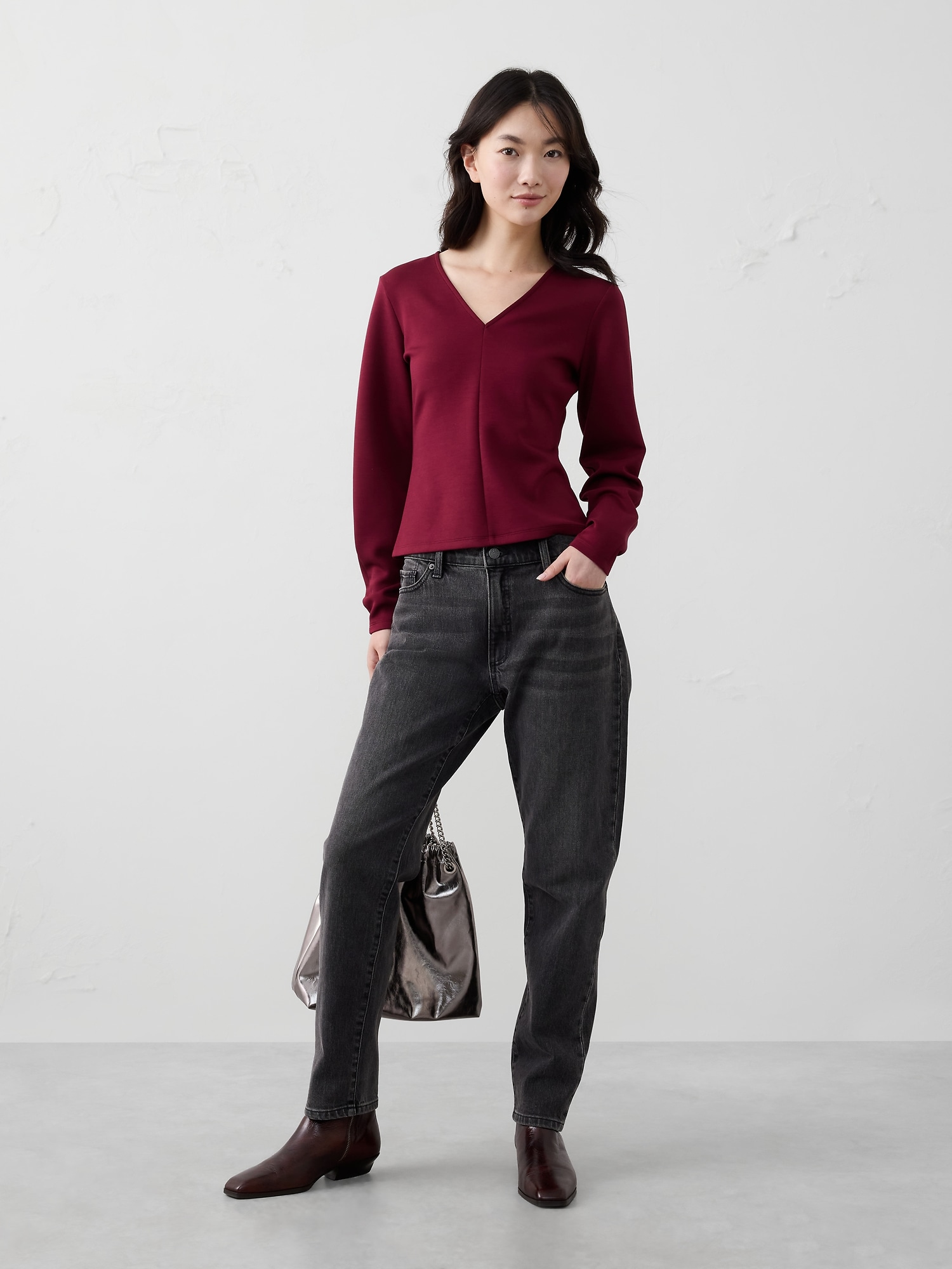 Women's Purple T-Shirts & Tops | Banana Republic Factory