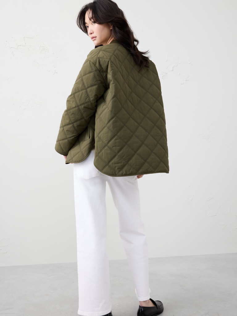 Nylon Quilted Jacket