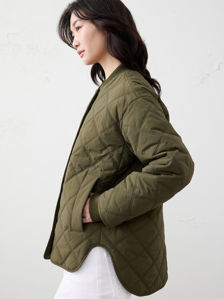 Nylon Quilted Jacket