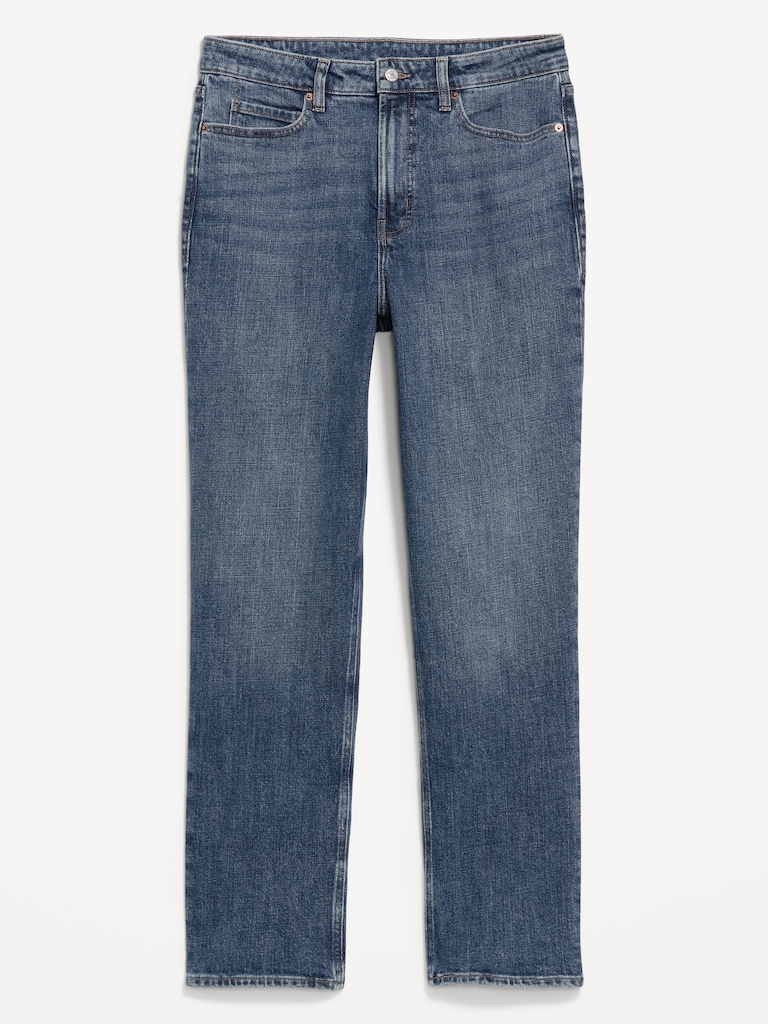 Extra High-Waisted Straight Jeans