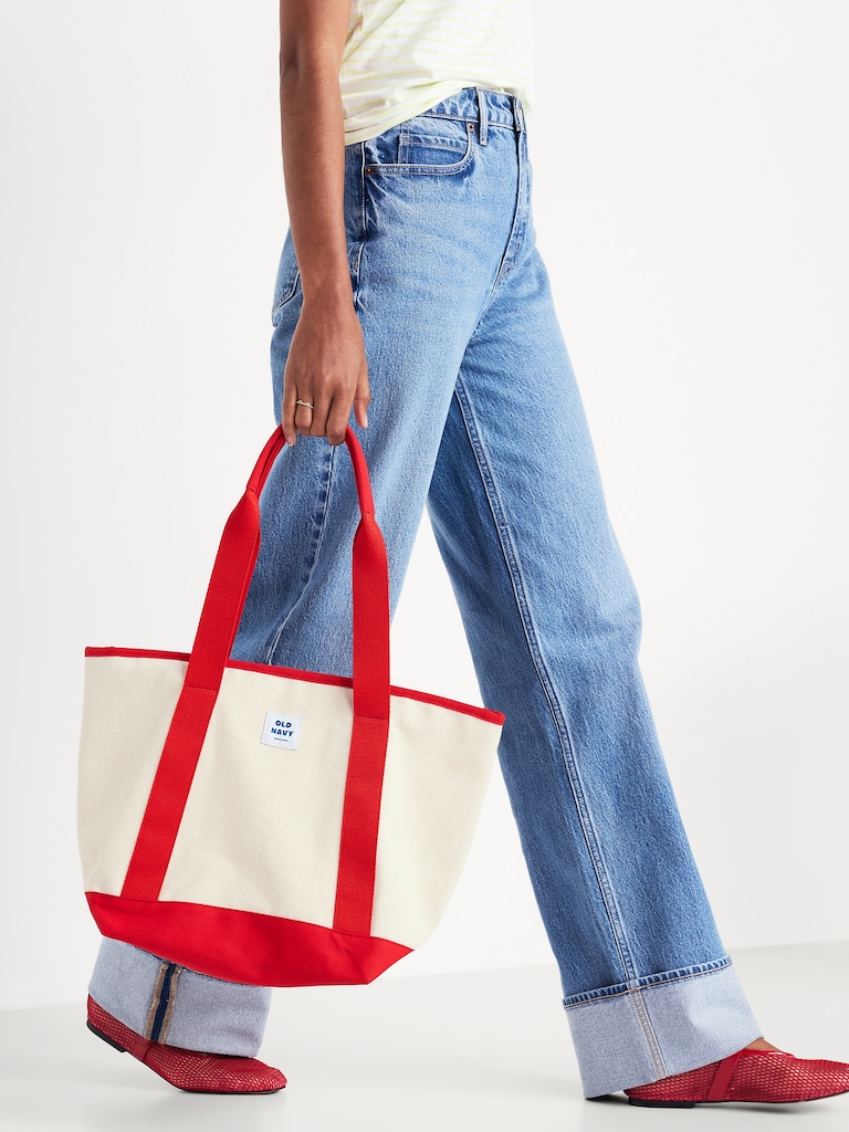 Medium Logo Canvas Tote Bag