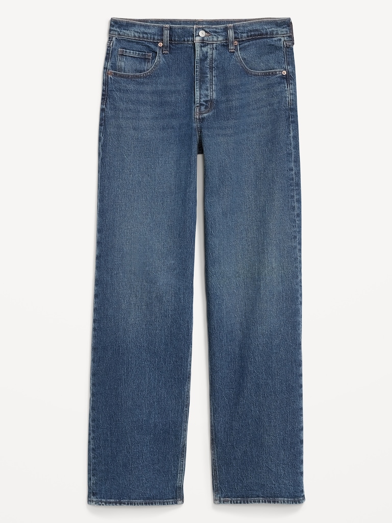 Low-Rise Slouchy Wide-Leg Jeans