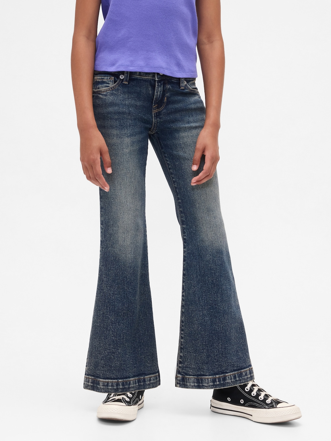 Kids Low Rise Flare Jeans