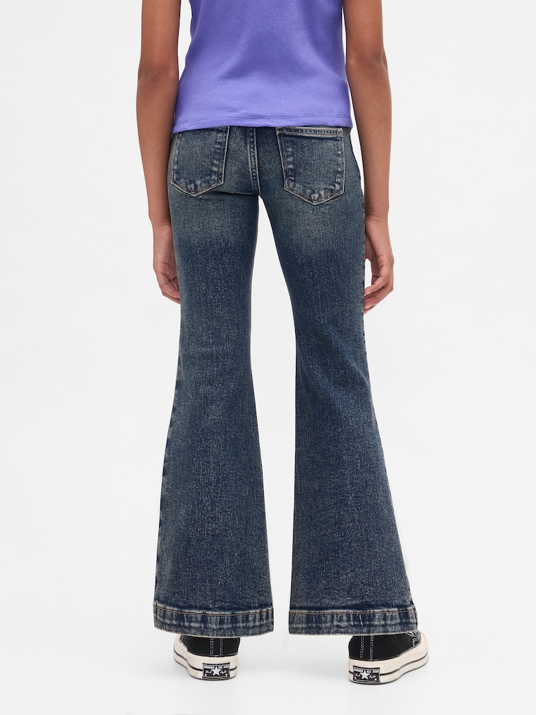 Kids Low Rise Flare Jeans