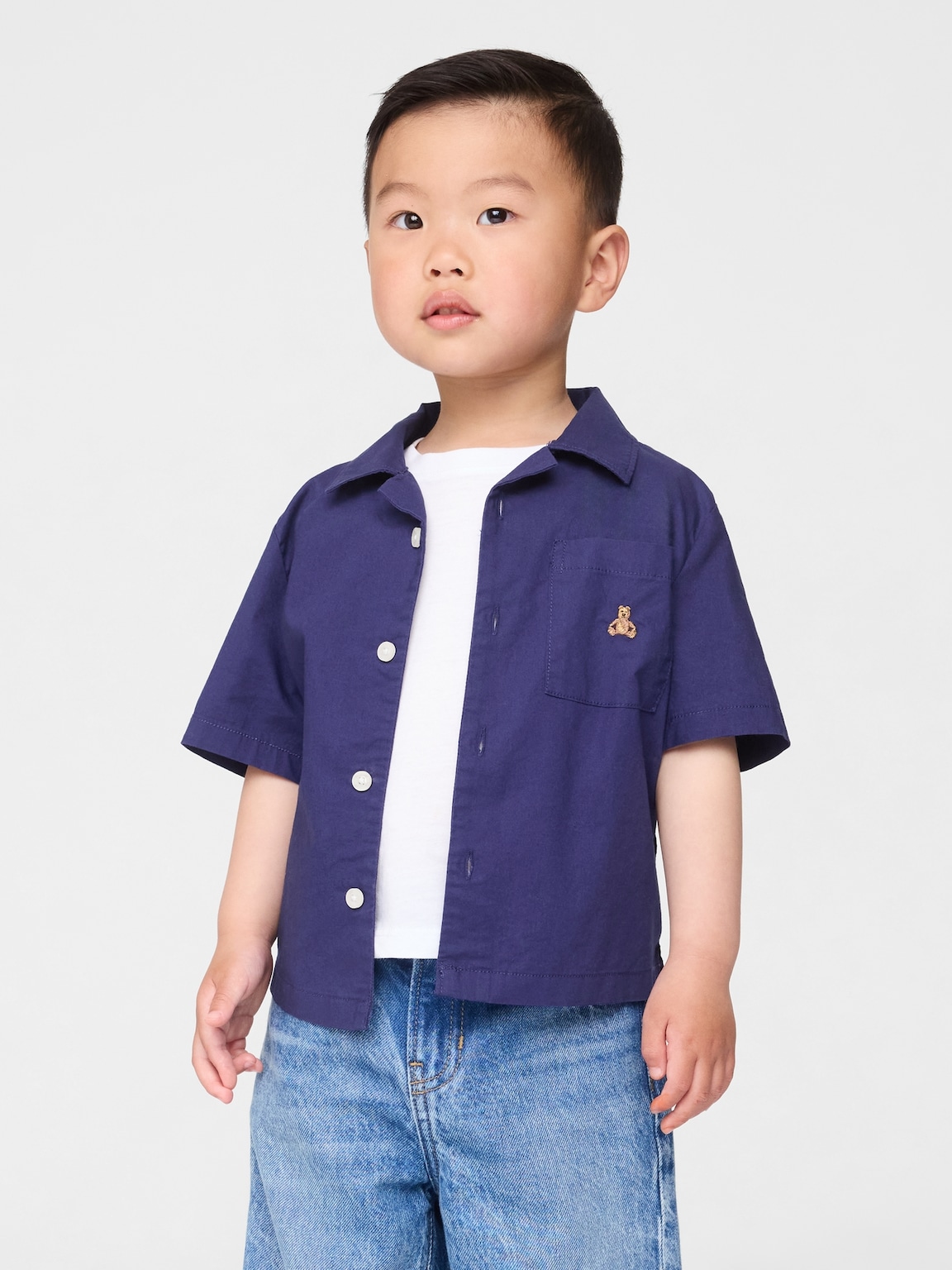 Baby & Toddler Organic Cotton Cabana Shirt