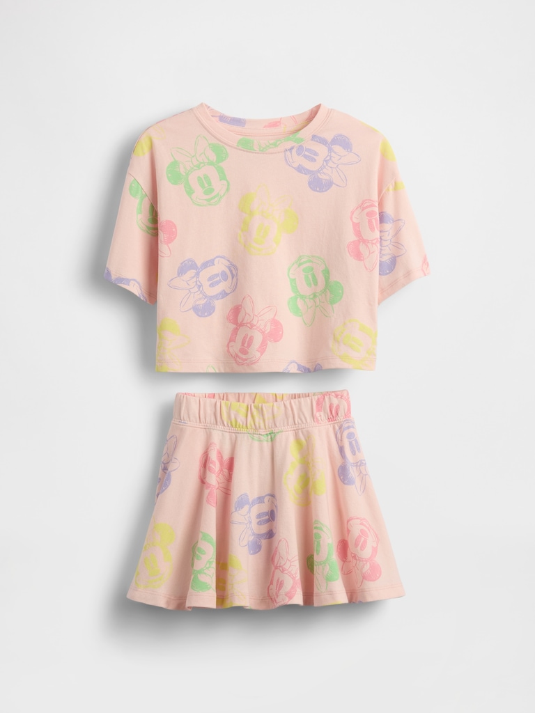 Gap × Disney Baby & Toddler Skort Outfit Set