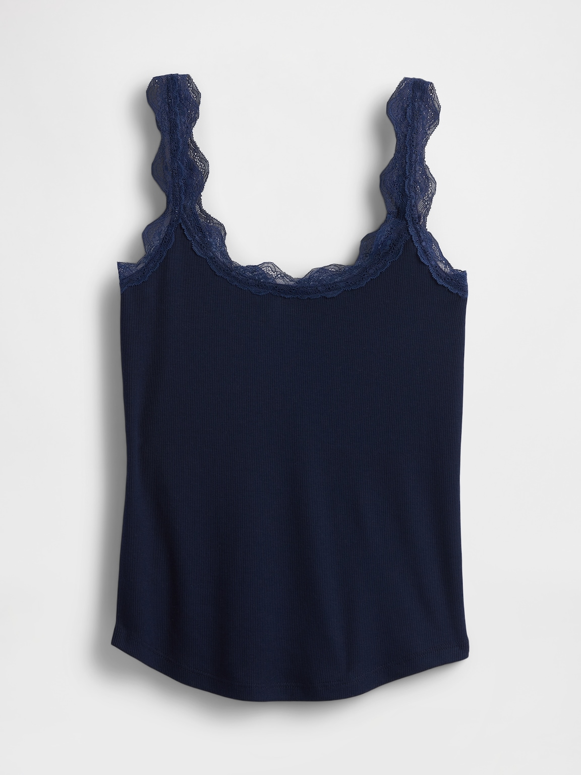 Mini Rib Lace PJ Tank Top