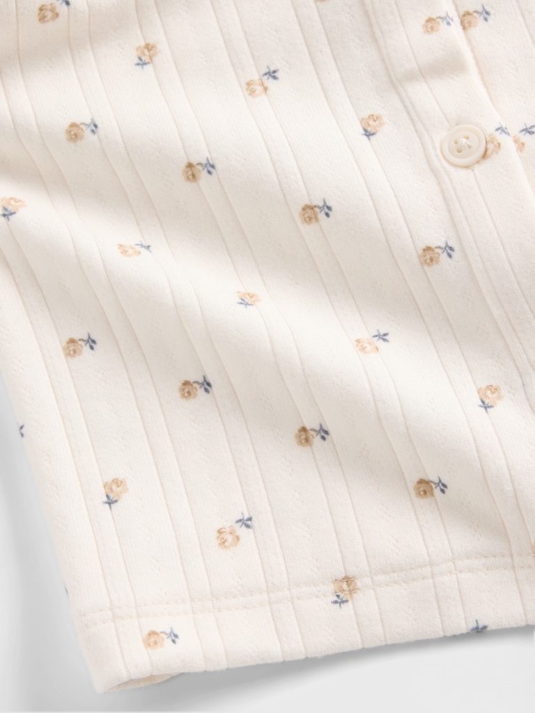 Baby Softspun Pointelle Rib Outfit Set