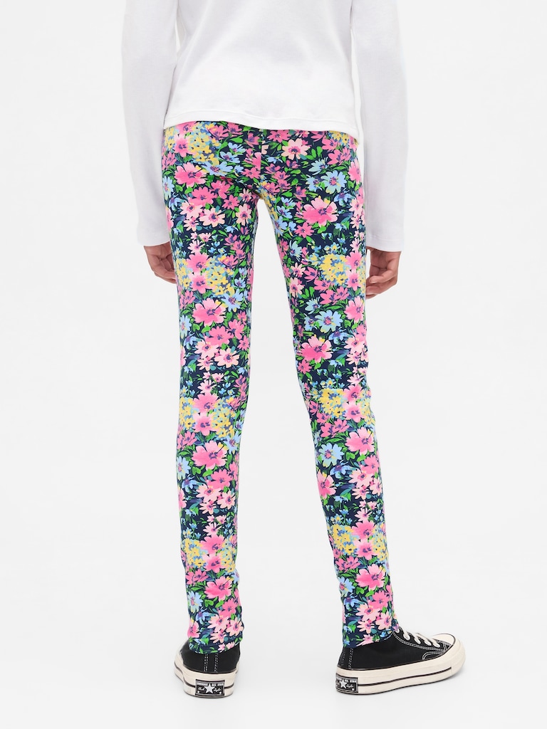 Kids Floral Leggings
