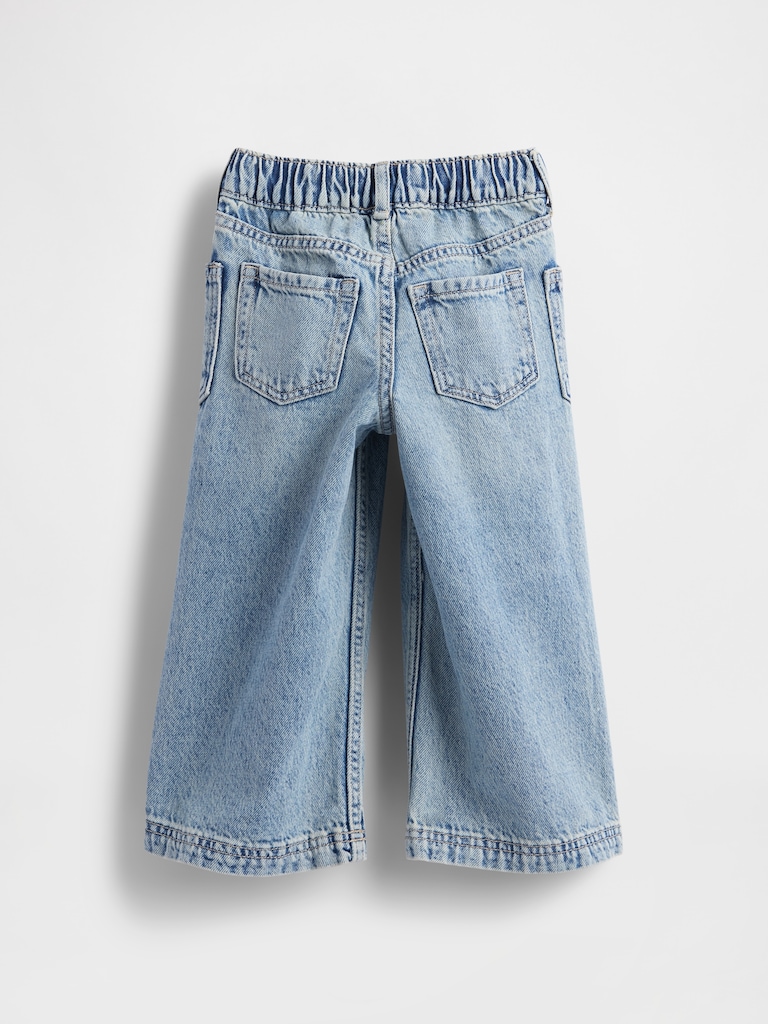 Baby & Toddler Pull-On Baggy Wide-Leg Jeans