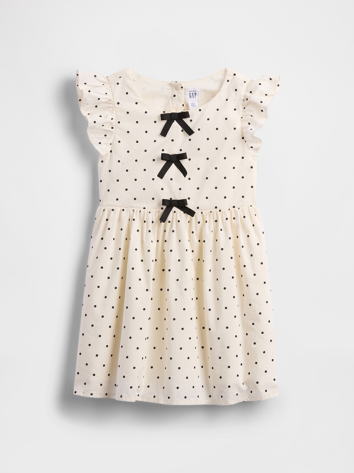 Baby & Toddler Flutter Sleeve Bow Dress