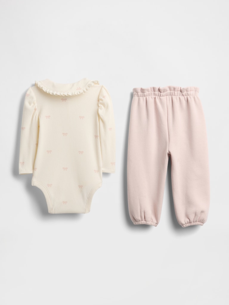 Baby TinyRib Bodysuit Outfit Set