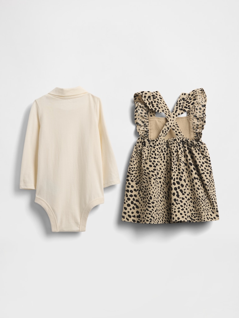 Baby Corduroy Skirtall Outfit Set