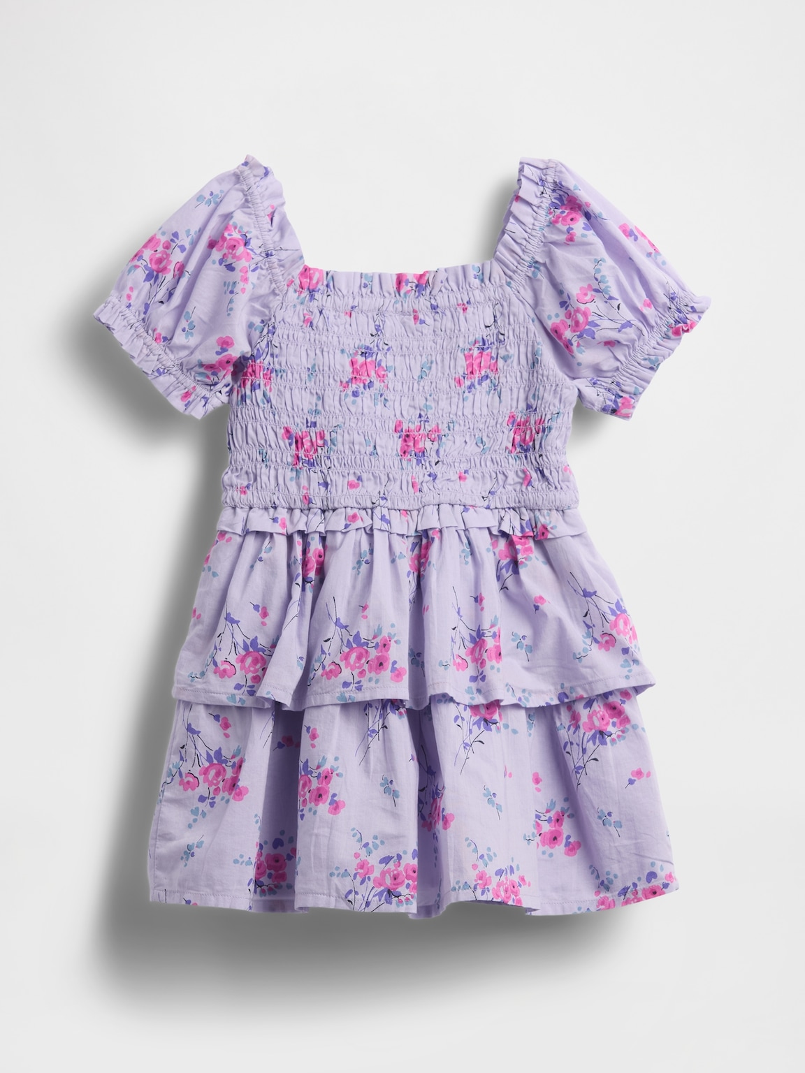 Baby & Toddler Smocked Puff-Sleeve Dress