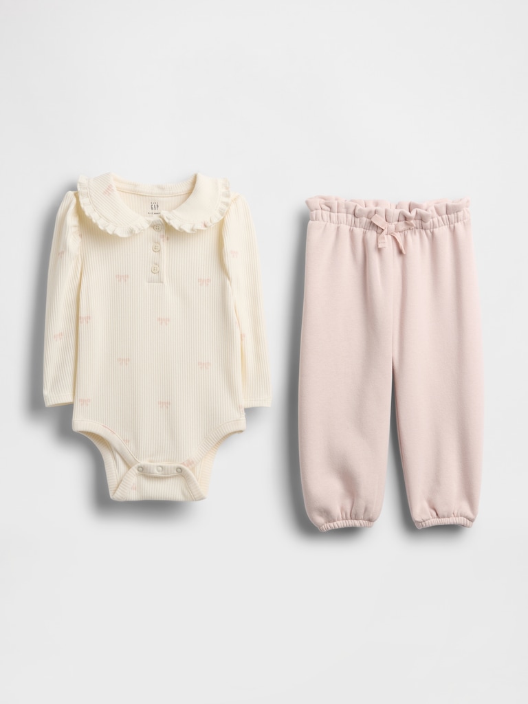 Baby TinyRib Bodysuit Outfit Set