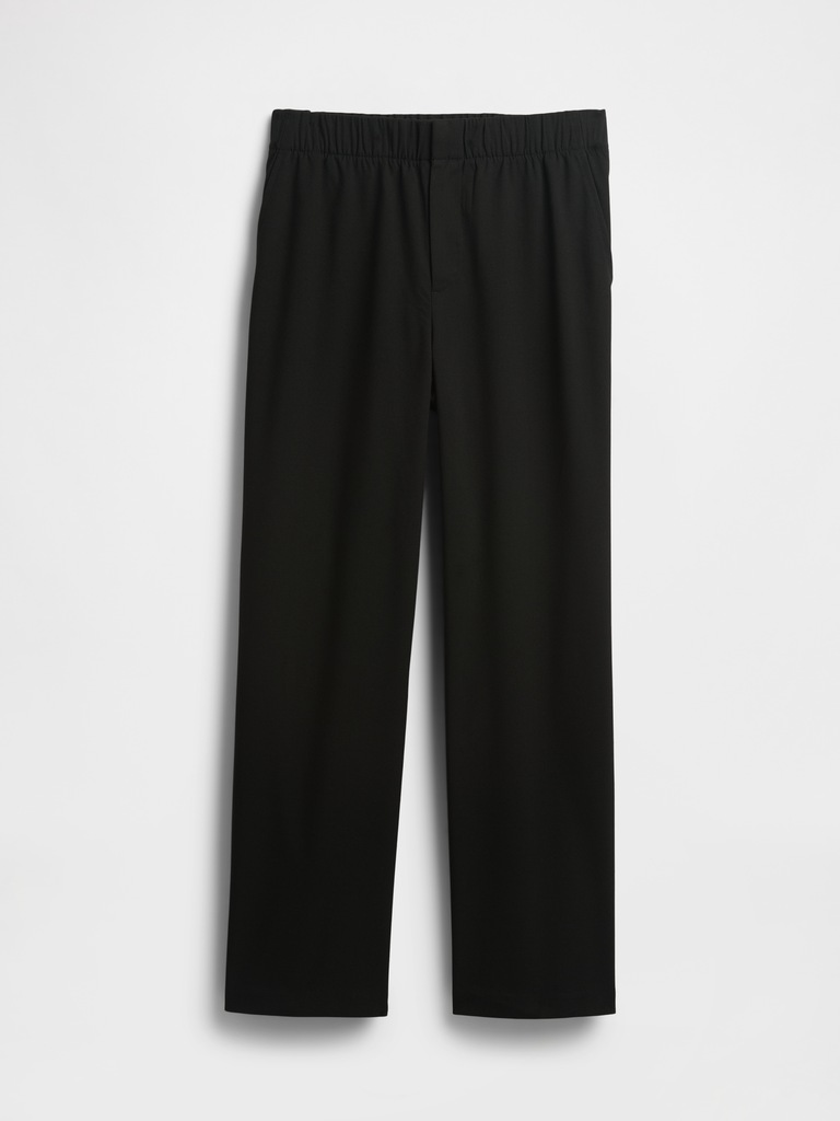 Recycled High Rise Straight-Leg Pants