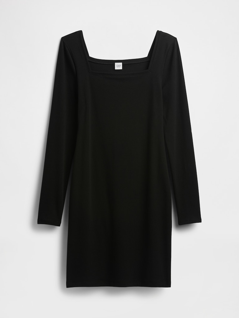 Squareneck Mini Dress