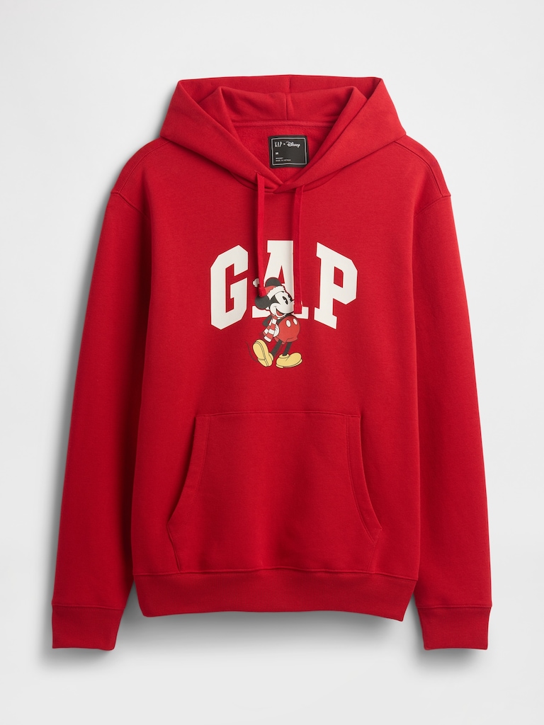 Disney × Mickey Mouse Relaxed Logo Hoodie