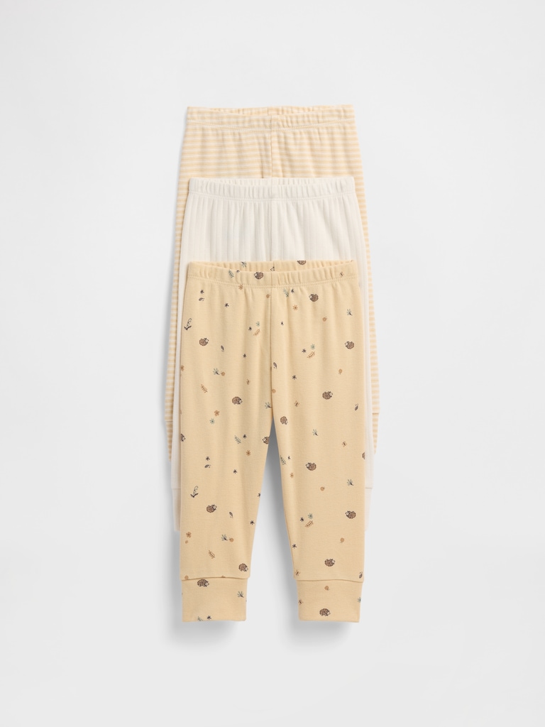 Baby Pull-On Joggers (3-Pack)