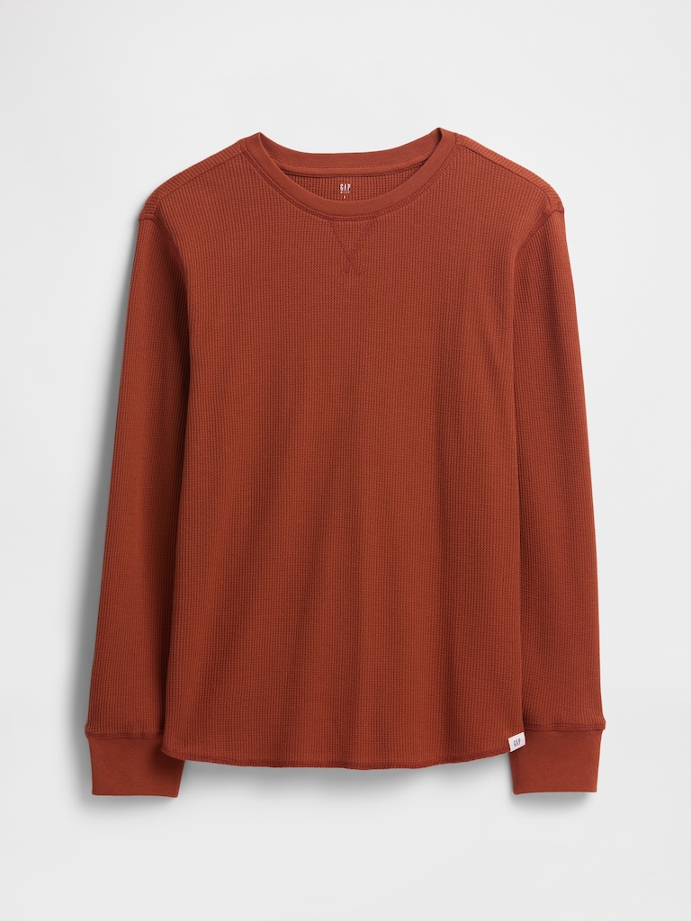 Kids Waffle-Knit T-Shirt