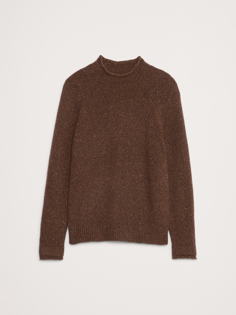 Donegal Roll-Neck Sweater