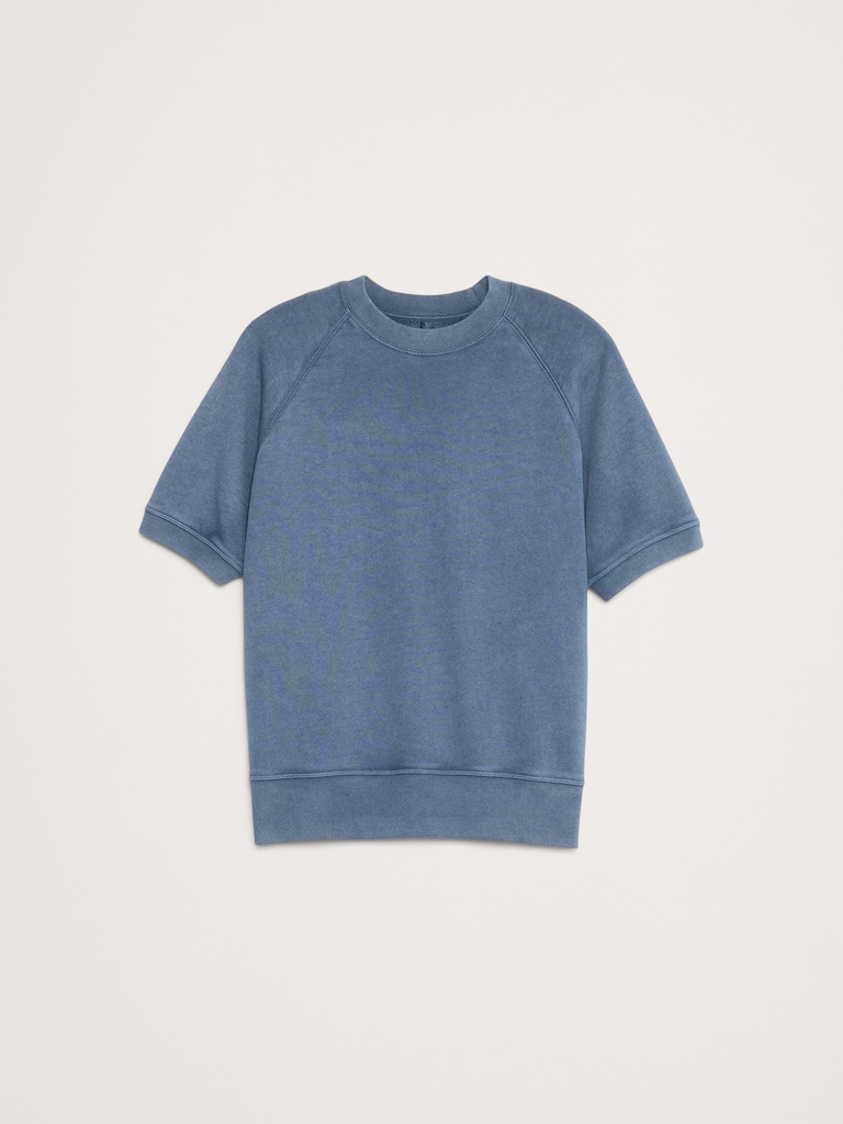 Terry Short-Sleeve Sweatshirt