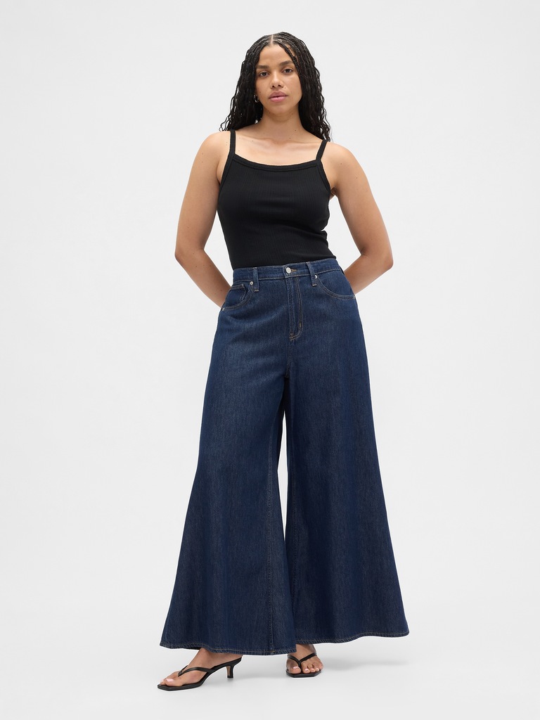 High Rise SuperLight Palazzo Jeans