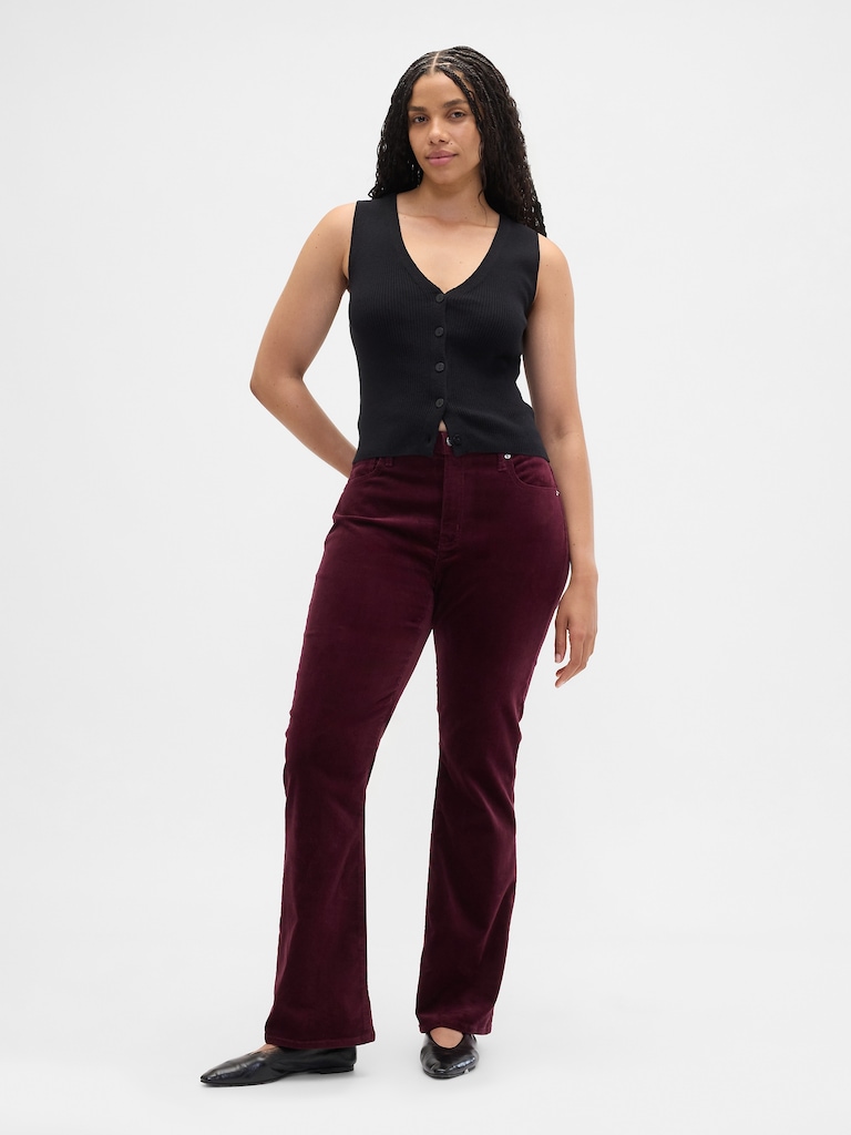 Mid Rise Universal Baby Boot Corduroy Pants