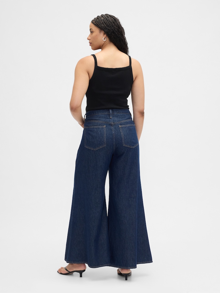 High Rise SuperLight Palazzo Jeans
