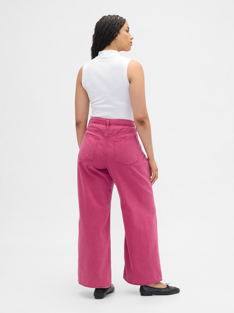 High Rise Wide-Leg Jeans