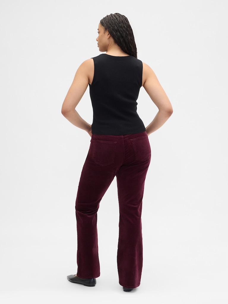 Mid Rise Universal Baby Boot Corduroy Pants