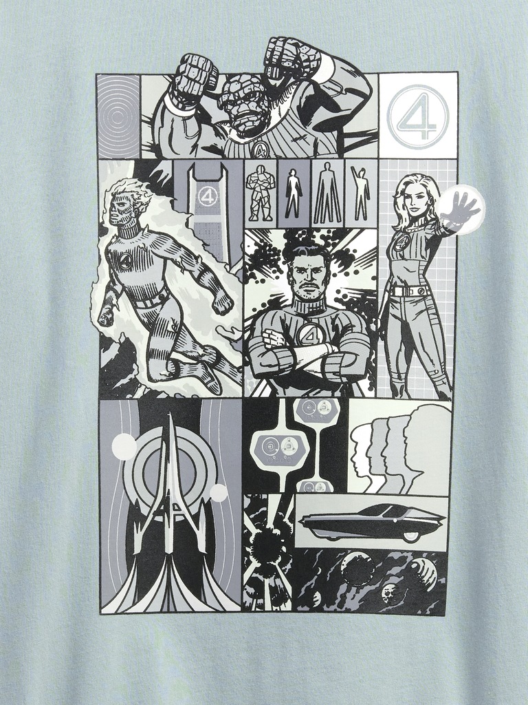 Marvel Fantastic Four Everyday Soft Relaxed Graphic T-Shirt
