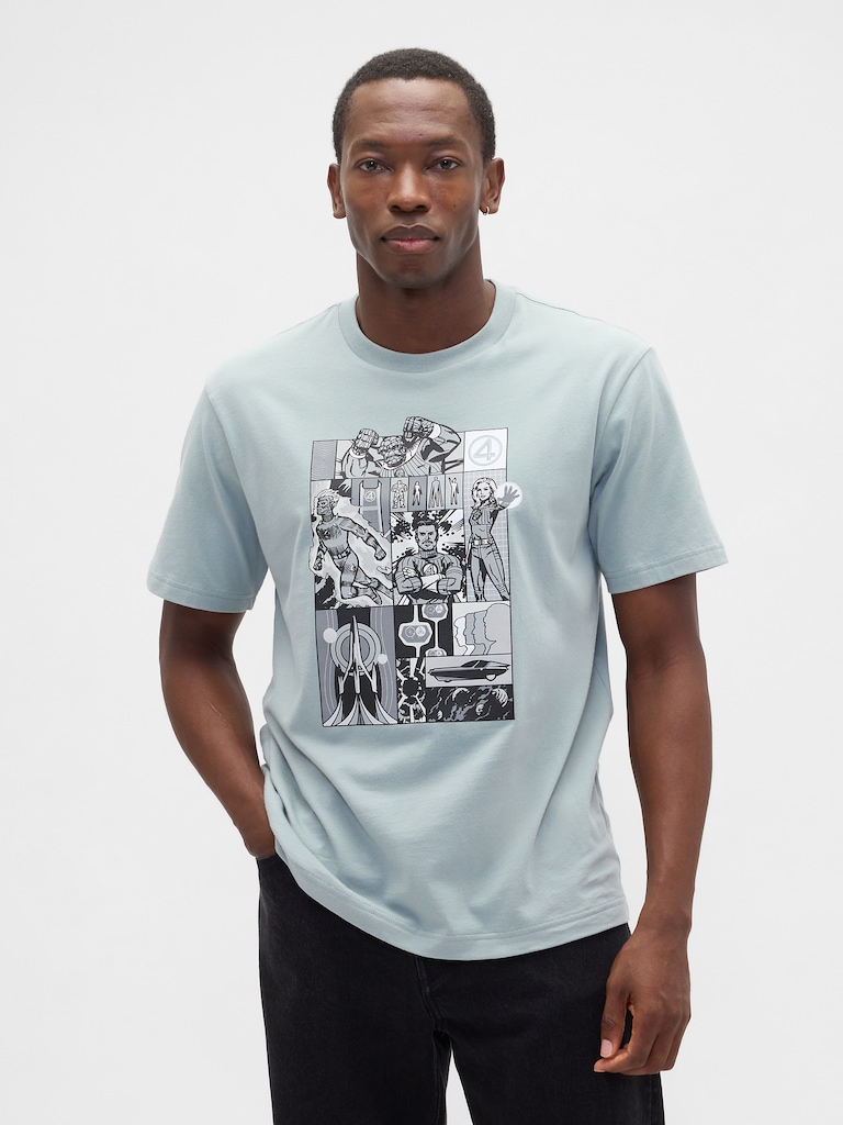 Marvel Fantastic Four Everyday Soft Relaxed Graphic T-Shirt
