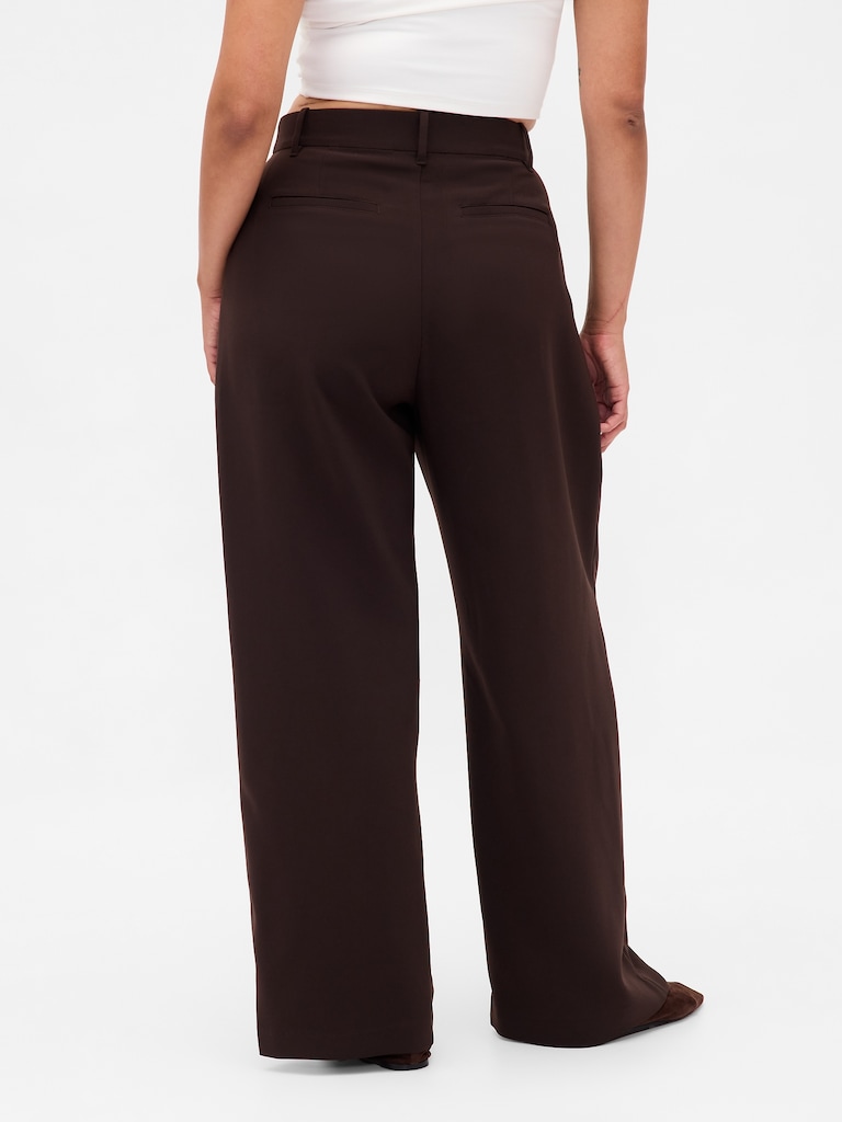 Curvy 365 High Rise Pleated Trousers