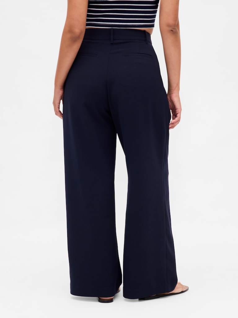 Curvy 365 High Rise Pleated Trousers