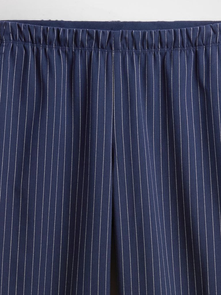 Recycled Mid Rise Easy Wide-Leg Pants