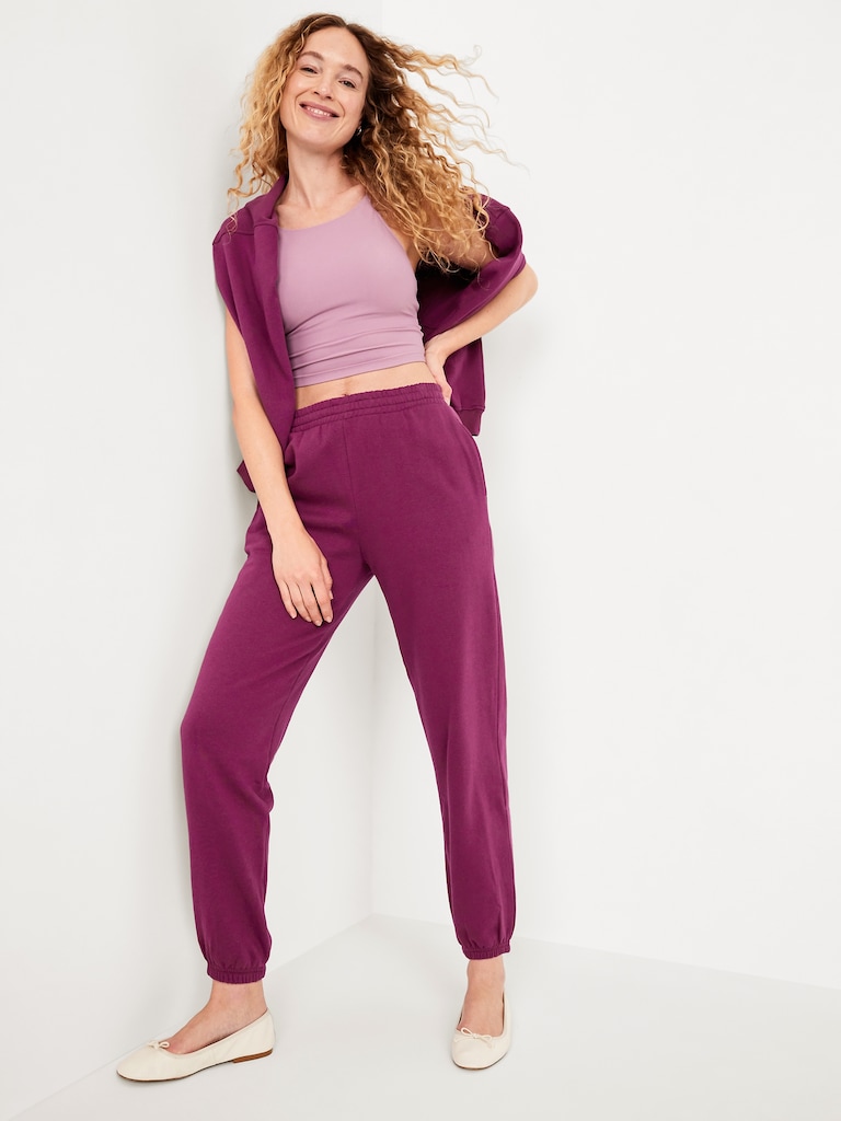 High-Waisted SoComfy Jogger Sweatpants