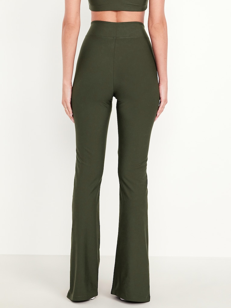 Extra High-Waisted PowerSoft Split-Flare Leggings