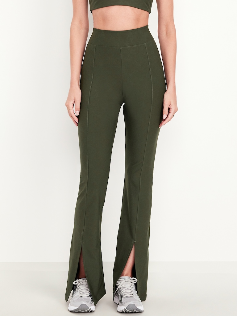 Extra High-Waisted PowerSoft Split-Flare Leggings