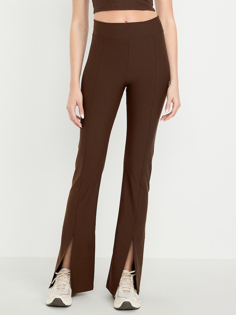 Extra High-Waisted PowerSoft Split-Flare Leggings