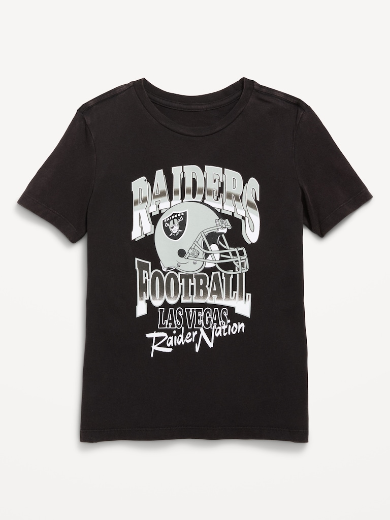 Las Vegas Raiders Gender-Neutral Graphic T-Shirt for Kids