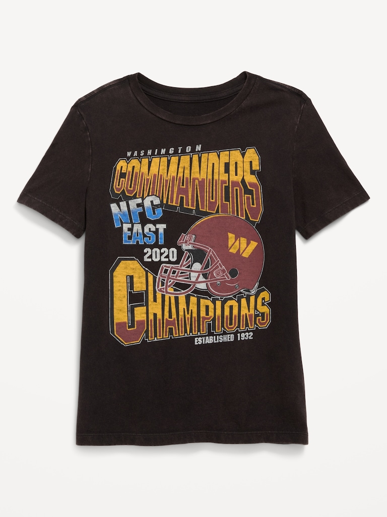 Washington Commanders Gender-Neutral Graphic T-Shirt for Kids