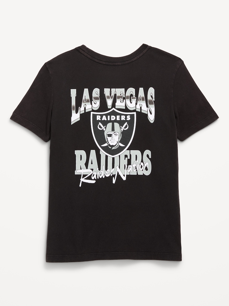 Las Vegas Raiders Gender-Neutral Graphic T-Shirt for Kids