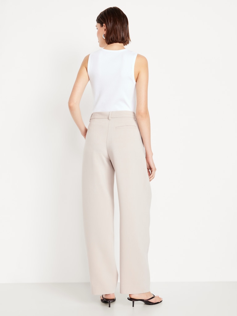 High-Waisted Taylor Barrel Ankle Pants