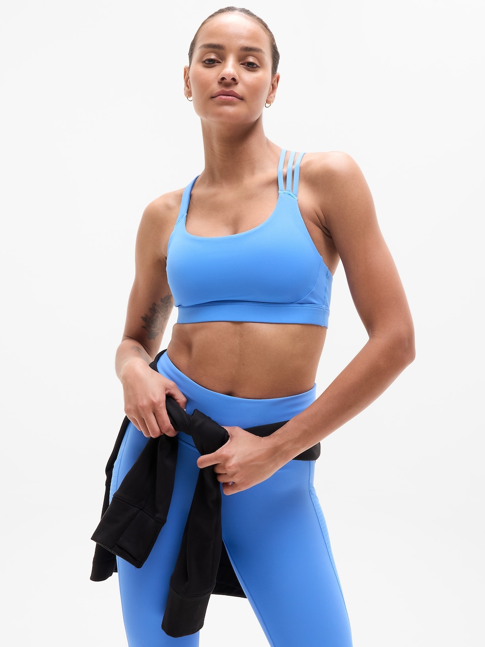 V-Neck Hardware One-Piece Swimsuit