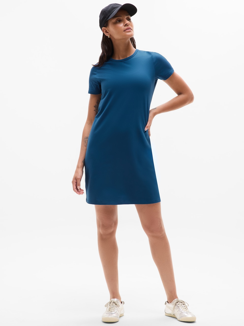V-Neck Hardware One-Piece Swimsuit
